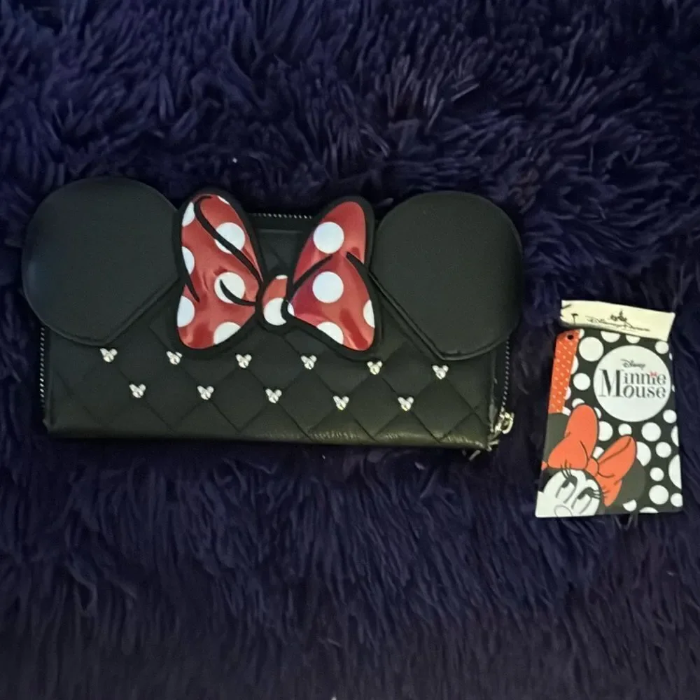 DISNEY minnie mouse loungefly wallet HARD TAG